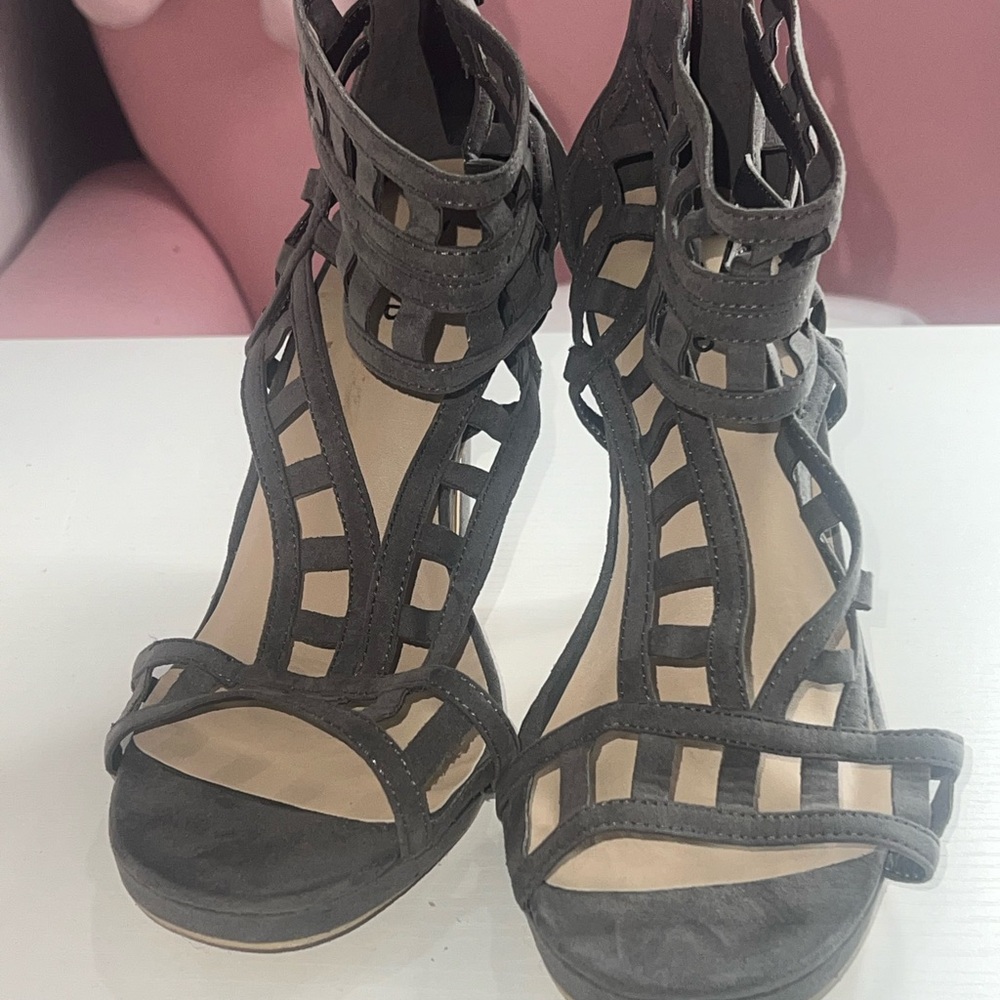 Torrid Black High Heel Gladiator Heels
